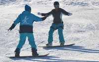 Lezione di snowboard cortina d'Ampezzo