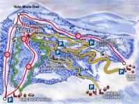 Monte Elmo ski map