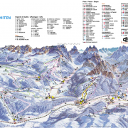 Sesto Dolomites ski map