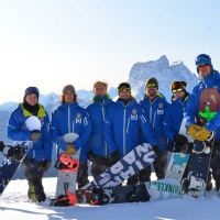 Maestri scuola snowboard Cortina